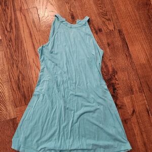 Express Light Blue Sleeveless Dress